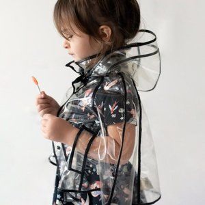 [2y] Burberry Kids Transparent Showerproof Cape